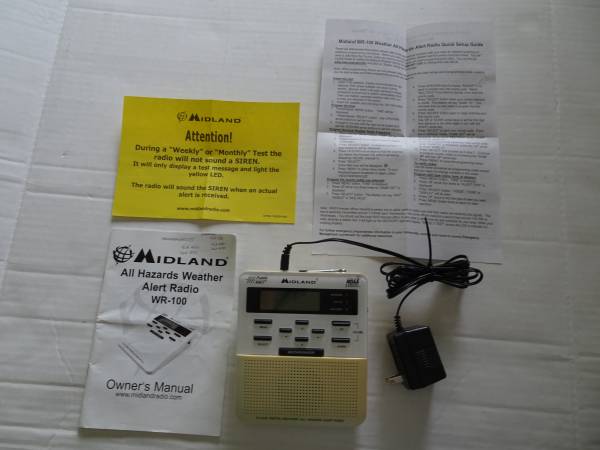 Weather Alert Radio - Midland WR-100 All Hazards NOAA Storm Warning Ra 1
