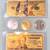 Golden Money Gold $100 One Hundred Dollar Bill $ Bitcoin Combo 13 thumbnail