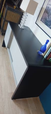 Post Modern labe style media console, credenza 1