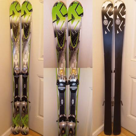 K2 Amp Photon 153cm All Mountain skis + Head RF 11 Bindings 1