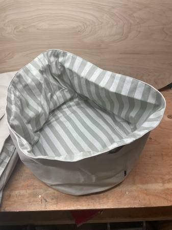 6 canvas storage baskets/bag/drum 1