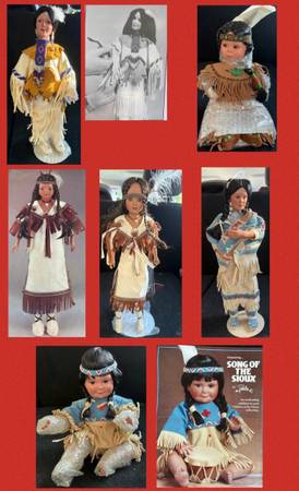 native american dolls $20 ea 1