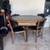 Vintage Octagon Game Table w/ Bumper Pool + 4 Chairs 2 thumbnail