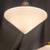 Set of 4 Restored Art Deco Brass Pendant Lights w/ Bullseye Shades 9 thumbnail