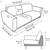 MUJI Leather 2.5 Seater Couch Sofa Japan Beige Tan 2 thumbnail