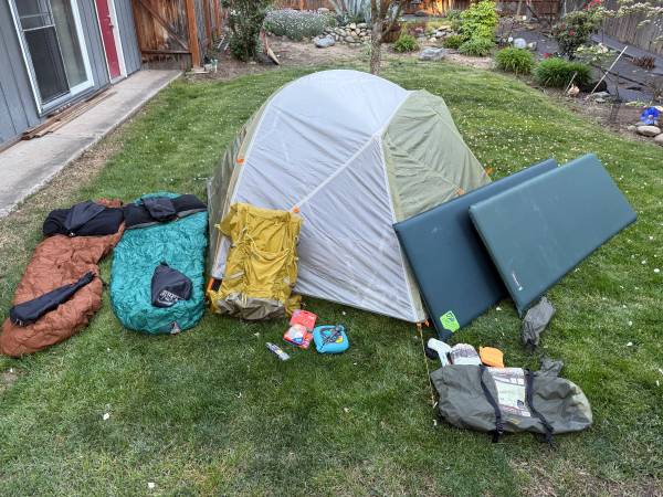 Backpacking Set up 1