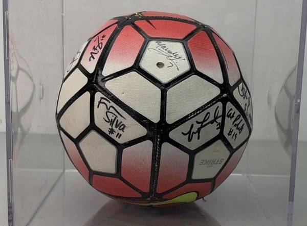 AUTOGRAPHED SOCCER BALL 1