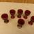 6 Bohemian Crystal Wine Goblets 3 thumbnail
