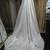 JIM HJELM Off Shoulder White Silk Wedding Gown, Sz 10 5 thumbnail