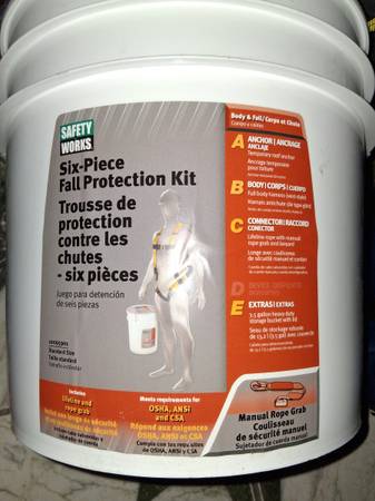 Fall protection kit 6 pcs Saftey Works Brand 1