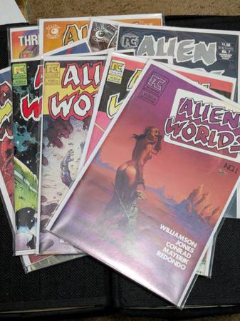 Alien Worlds Comic Books 1