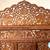 AMAZING CARVED WOOD FOUR PANEL INDIAN SCREEN AT CHARMAINES 2 thumbnail