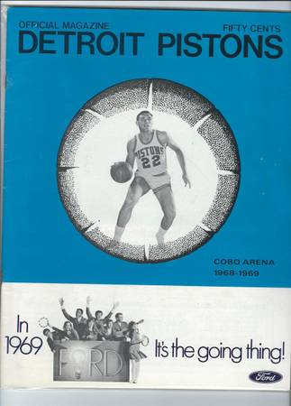 pistons 68-69 game program 1