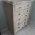 5 Drawer Wicker Chest of Drawers with Bomby Shape Off White. 4 thumbnail