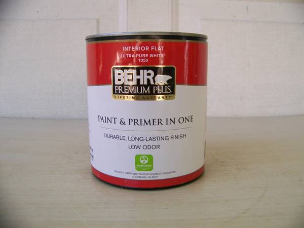 Behr Premium Plus Int. Flat Paint - New Beige Quart 1