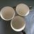 Set of 3 cups ciroa contempo porcelain mugs. Gold metallic and white. 3 thumbnail
