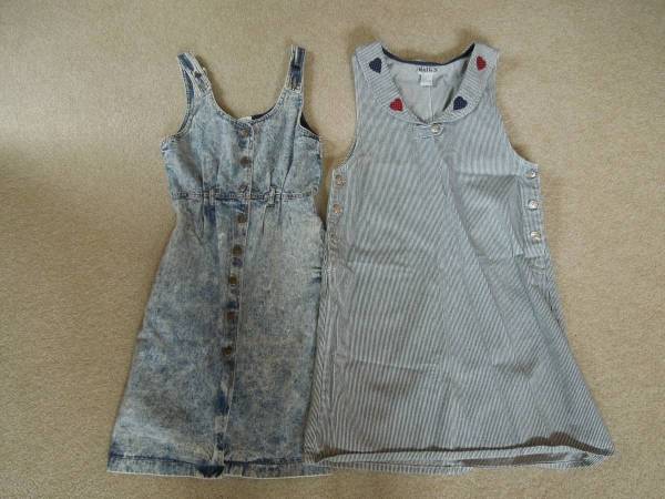 2 Women's Denim Dress/Jumper In Excellent Condition 1