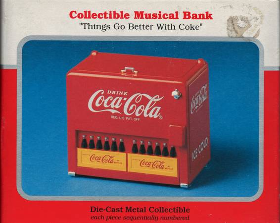 Musical Die Cast Bank Coke 1