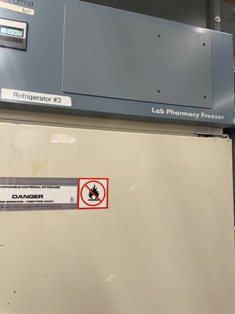 Lab pharmacy freezer 1