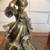 Mid-Century Modern Lamp w/ Sculptured Brass Base & Oil Lamp 7 thumbnail