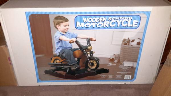 Wooden Motorcycle Rocker 1