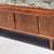 unique vintage MCM 90 inch long and low 4 door LP ALBUM CABINET 2 thumbnail