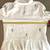 Zara White Cotton Blouse with dangling pearls and rhinetones-Small 7 thumbnail