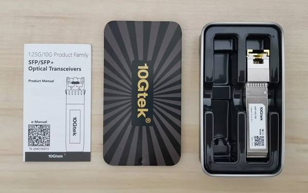 10Gtek ASF-10G-T 10GBase-T 30-M Copper Module Transceiver 2 pack 1