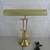 Polished Brass Piano Desk Vintage Art Deco Table Lamp 20" Tall 1 thumbnail