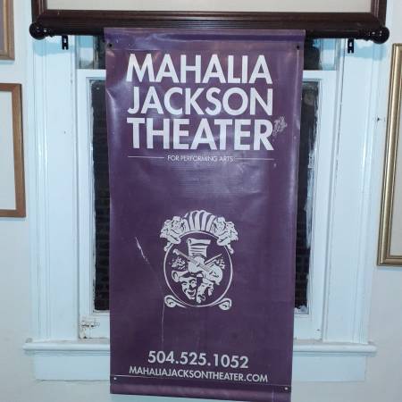Mahalia Jackson Banner , reversible 1