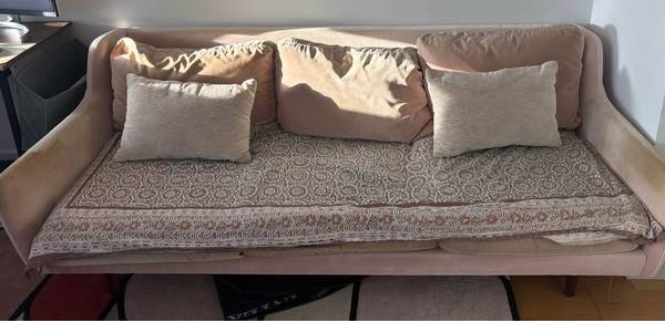 Article Matrix Sofa Blush Pink 1