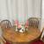 Solid Oak Kitchen Dining Table & 4 Windsor Chairs PERFECT FOR APARTMEN 15 thumbnail