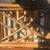 Vintage BoHo burned bamboo + wicker lap / bed tray A107 18 thumbnail