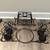 Black Metal Hostess Buffet Caddy, Silverware Plates Napkin Holder 2 pc 2 thumbnail