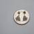 14k Yellow Gold Stud Pair Earrings (1.1 Grams) 9 thumbnail