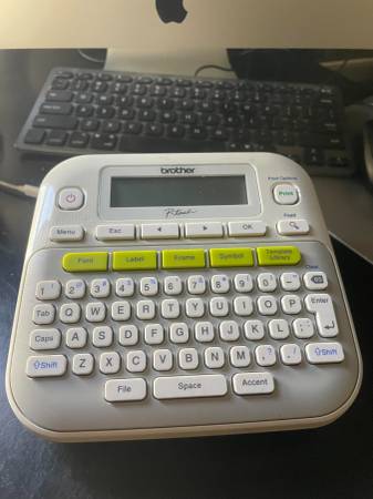 Brother P-Touch label maker machine, PTD210 Parts Only 1