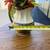 Hand-Painted Ceramic Pitcher with Sunflower Design & Faux Flowers 3 thumbnail