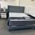 Queen grey platform bed frame 2 thumbnail