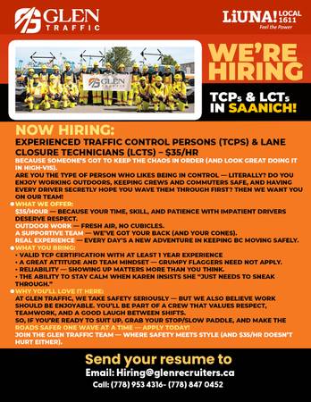 Traffic Control Workers - TCPs/ LCTs 1