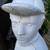 Vintage Large White Concrete Lawn Horse Jockey Statue 44” H 12 thumbnail