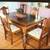BEAUTIFUL , ANTIQUE , OAK , DINING ROOM TABLE & 6 CHAIRS 1 thumbnail