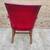 Square Back Upholstered Chairs Mid Century, 1Red, 1Turquoise $65 each 9 thumbnail