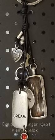 BRAND NEW CLIP-ON KEY CHAIN/PURSE BLING 1