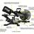 RYOBI 18V BRUSHLESS SLIDING MITER SAW BRAND NEW NEVER PULLED OUT OF TH 9 thumbnail