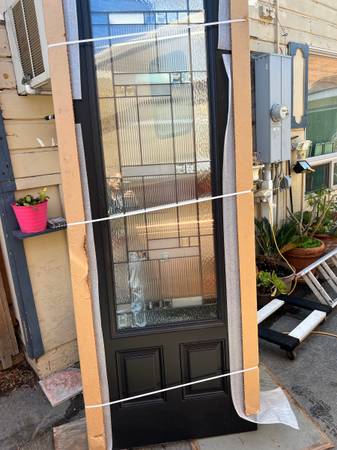 Fiberglass door  3’ x 8’ 1