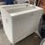 36"W x 34.5"T x 24"D White Kitchen Island No Top Adj Shelves Used 6 thumbnail