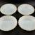 Vintage Anchor Hocking Gold Rimmed Milk Glass Berry Bowls - Set of 4 4 thumbnail