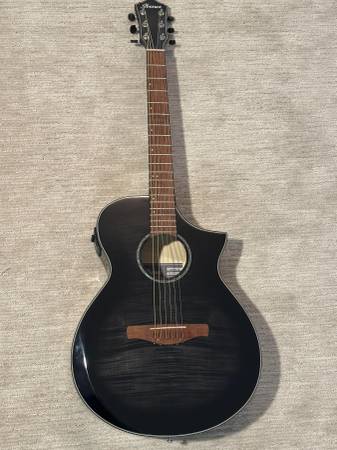 Ibanez AEWC400 2023 - Transparent Black Sunburst High Gloss AEWC400TKS 1