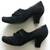 Women's Size 8 Hotter Comfort Black Suede Heels Like New 3 thumbnail