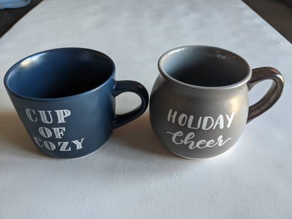 2 New Target Threshold Cup of Cozy and Holiday Cheer Mugs 1